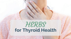 8 Herbs For Your Thyroid (Weight gain, Fatigue, Hair loss, Dry skin)