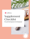 Symptom & supplement mapper (for Peri- and Post-menopause) PDF - $24.99