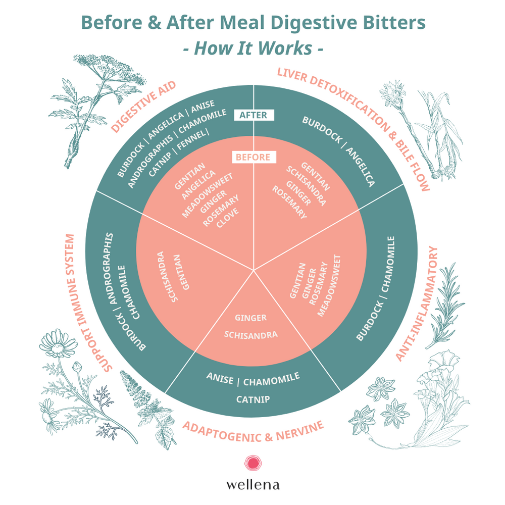 Digestive Bitters Kit Wellena Supplements Balance Your Hormones